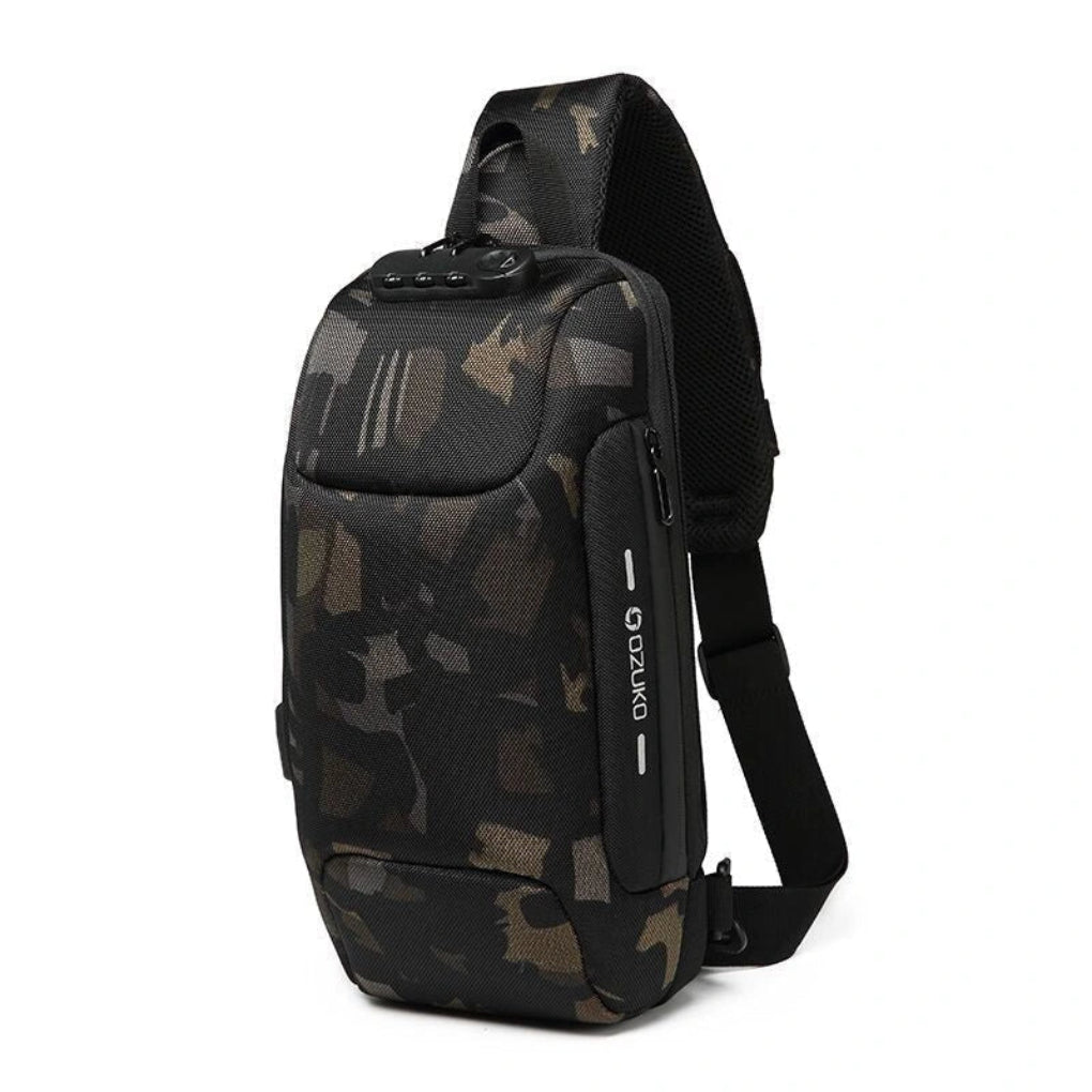 Crossbody Travel Bag Anti-Theft Design With USB Port