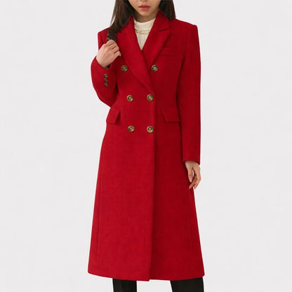 Women's Double-Breasted Tailored Coat