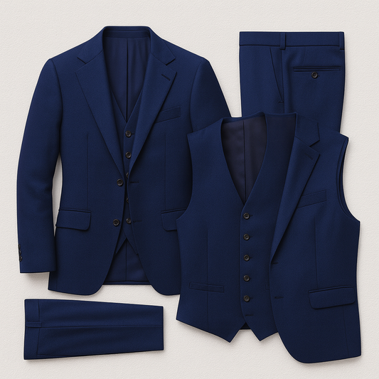 Men's 3 Piece Suit Blazer Waistcoat Trousers