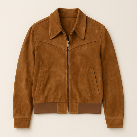 Men's Faux Suede Jacket