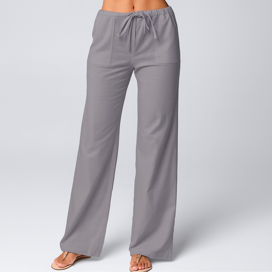 Women's Wide Leg Cotton Linen Pants