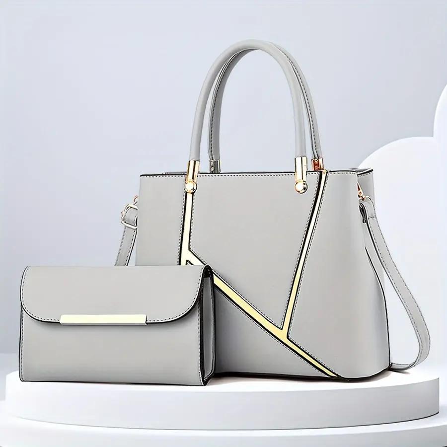 Chic Handbag Set for Women – Elegant Geometric Design & Versatile Style-Caliboot