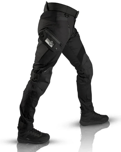 Tactical Pants Waterproof Polyester Black