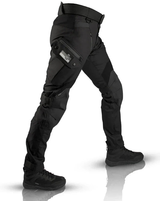 Tactical Pants Waterproof Polyester Black