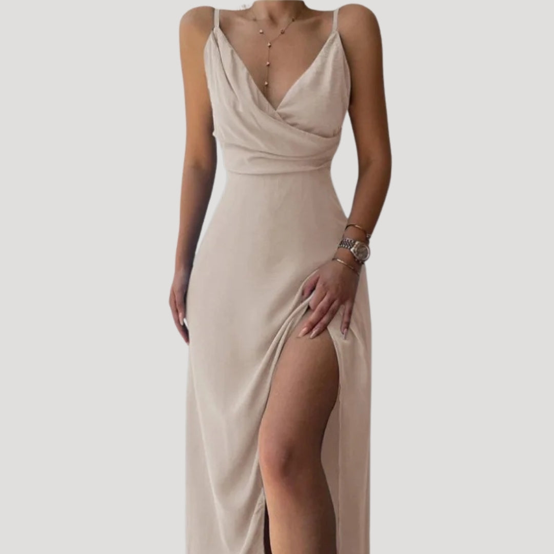 Anna | Women Wedding Guest Slit Maxi Dress