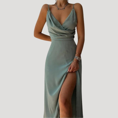 Anna | Women Wedding Guest Slit Maxi Dress