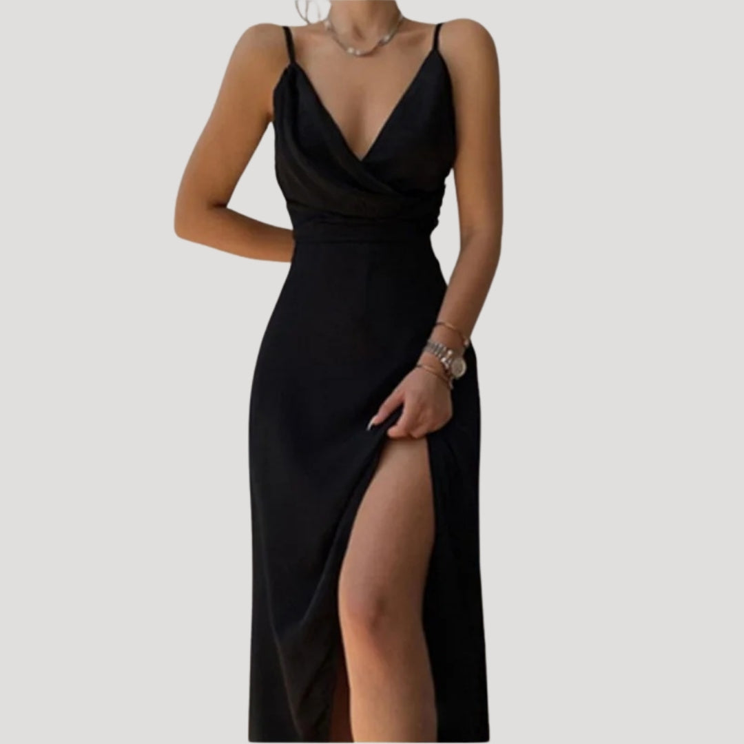 Anna | Women Wedding Guest Slit Maxi Dress