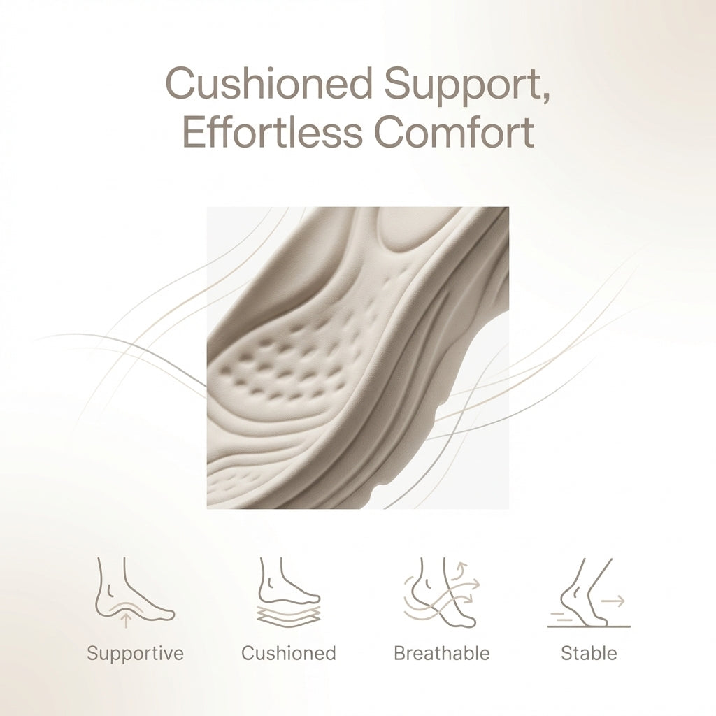Comfort Sandals Adjustable Straps Cut-Out Design