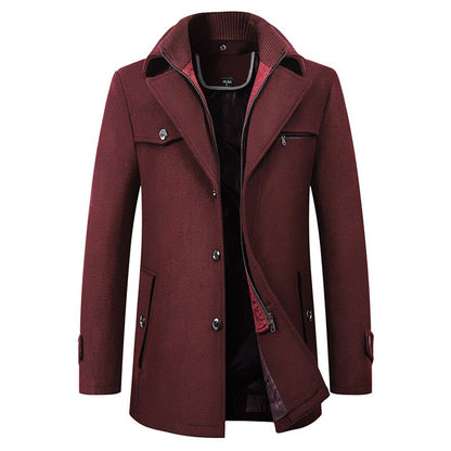 Marvin Men's Wool Blend Overcoat