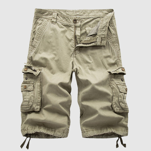 Men's Durable Knee-Length Cargo Shorts Casual Wear