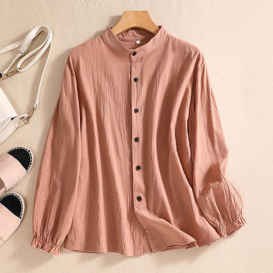 Women's Cotton Blend Tunic Blouse
