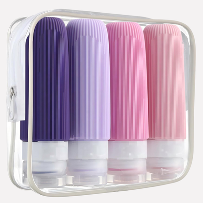 Toiletry Bottles Set 3 Piece Leak Proof