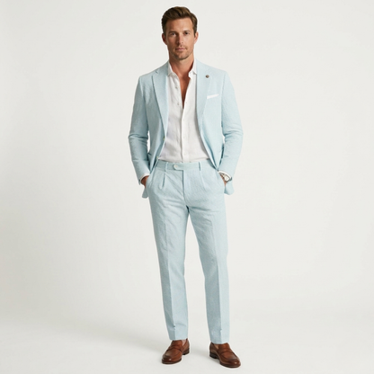Men's Two-Piece Summer Suit