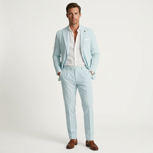 Men's Two-Piece Summer Suit