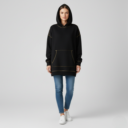 Women's Oversized Hoodie Black