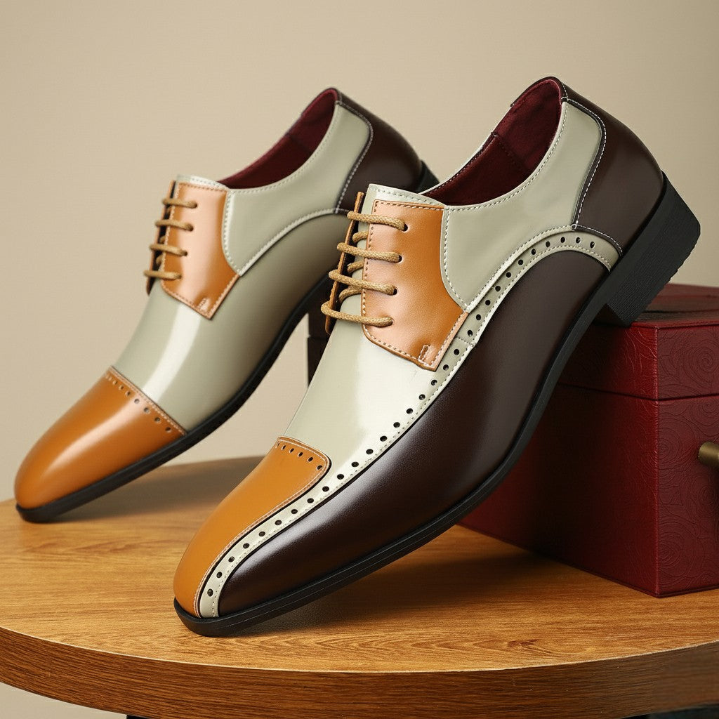 Men's Colorblock Oxford Shoes