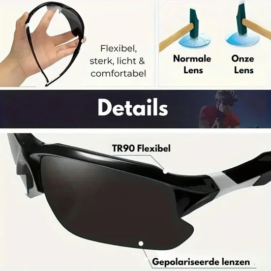Polarized Sports Sunglasses Optimal Clarity Comfort