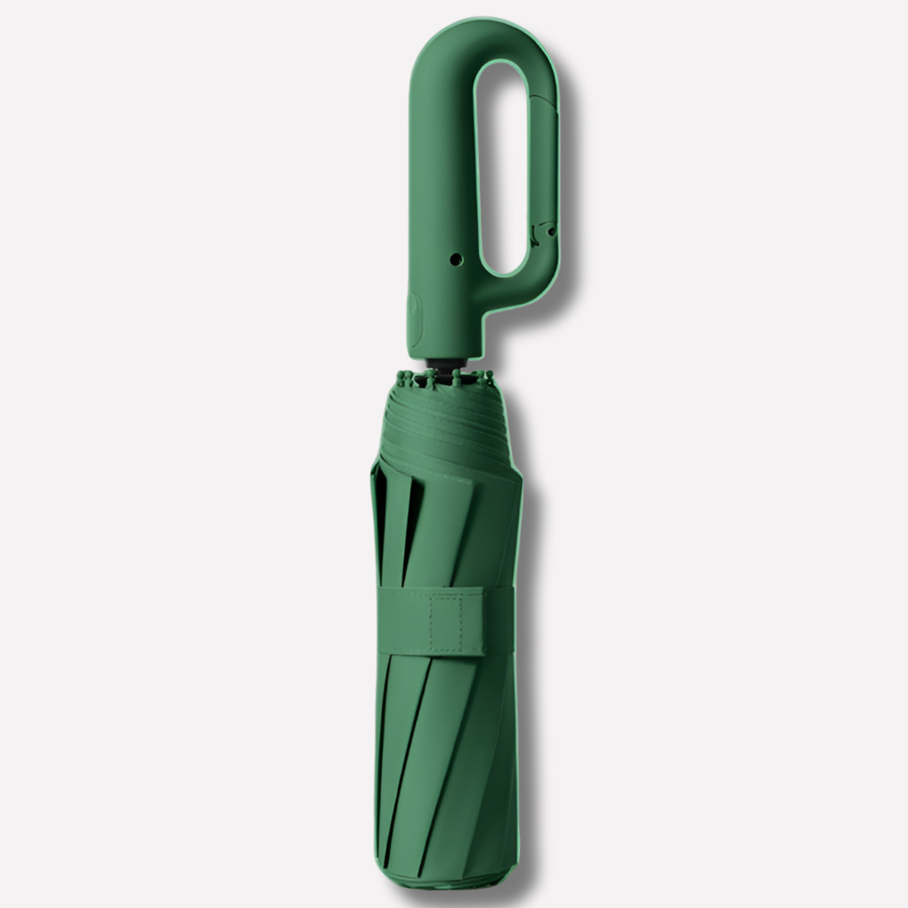 Automatic Lock Umbrella Windproof Waterproof Compact