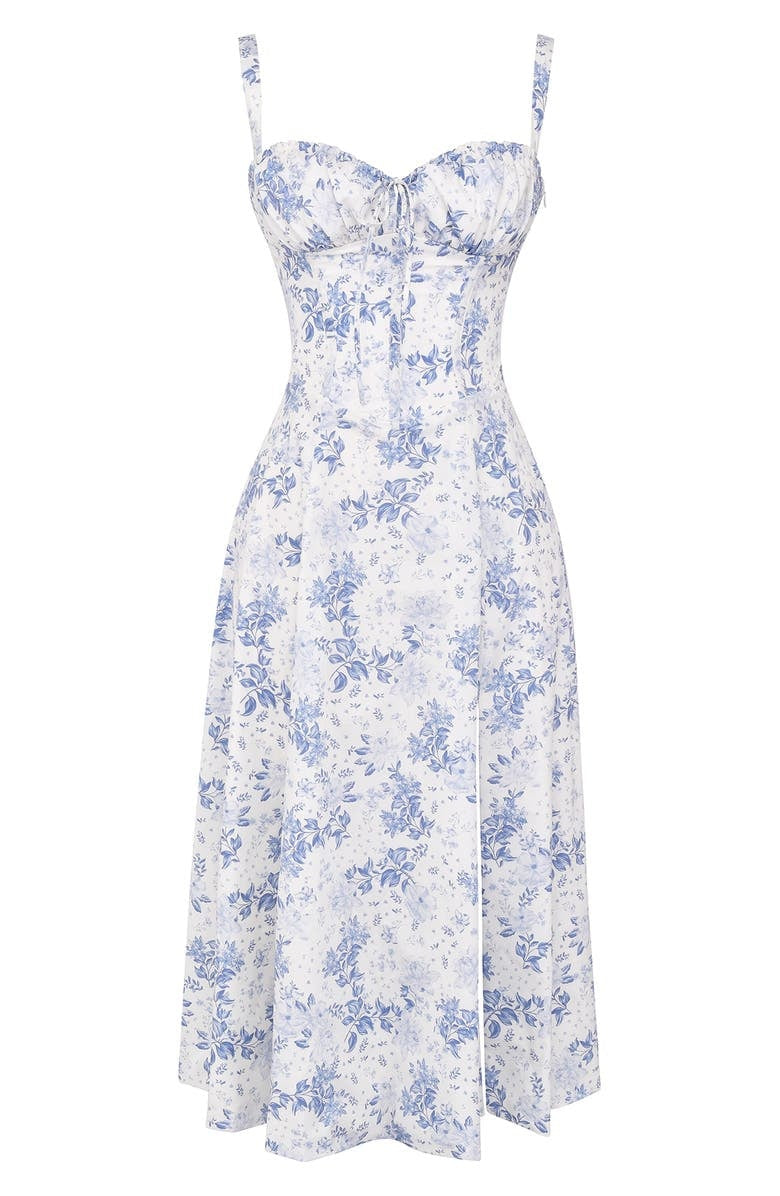 Women's Floral Print Spring Party Dress