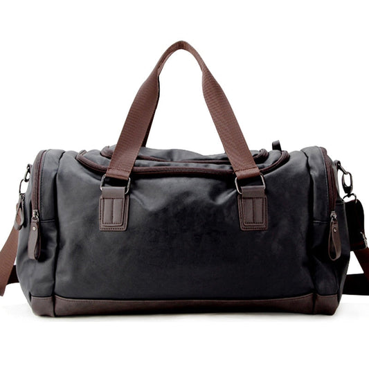 Men's Two-Tone Duffel Bag Durable Travel