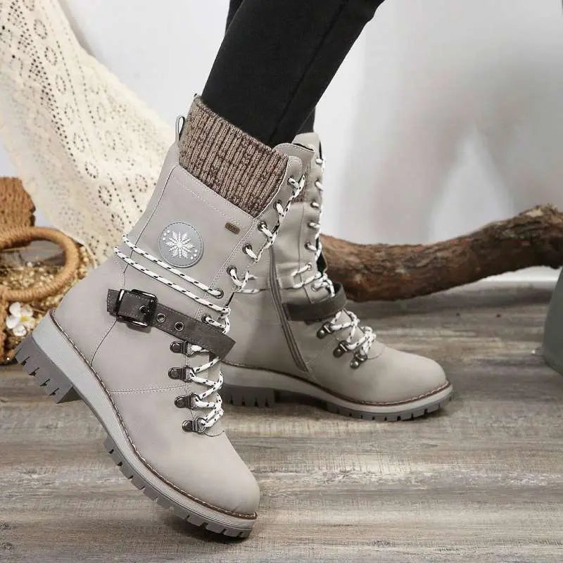Women's Winter Work Boots Lace-Up