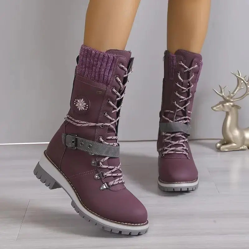 Women's Winter Work Boots Lace-Up