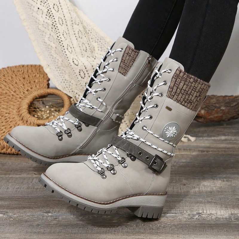 Women's Winter Work Boots Lace-Up