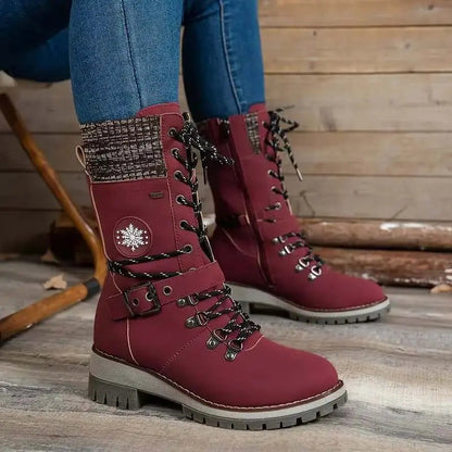 Women's Winter Work Boots Lace-Up