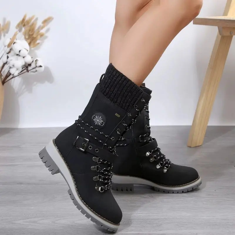 Women's Winter Work Boots Lace-Up
