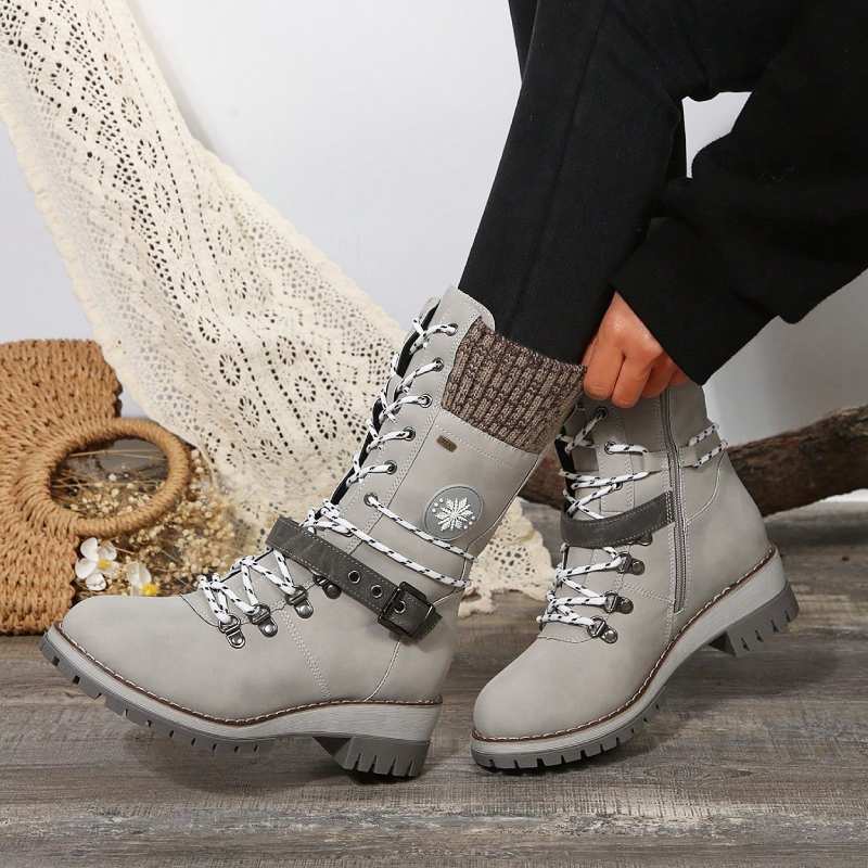 Women's Winter Work Boots Lace-Up