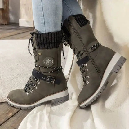 Women's Winter Work Boots Lace-Up