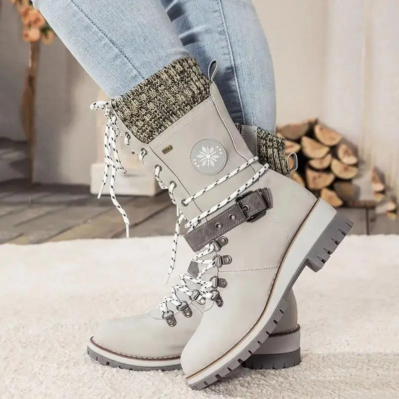 Women's Winter Work Boots Lace-Up