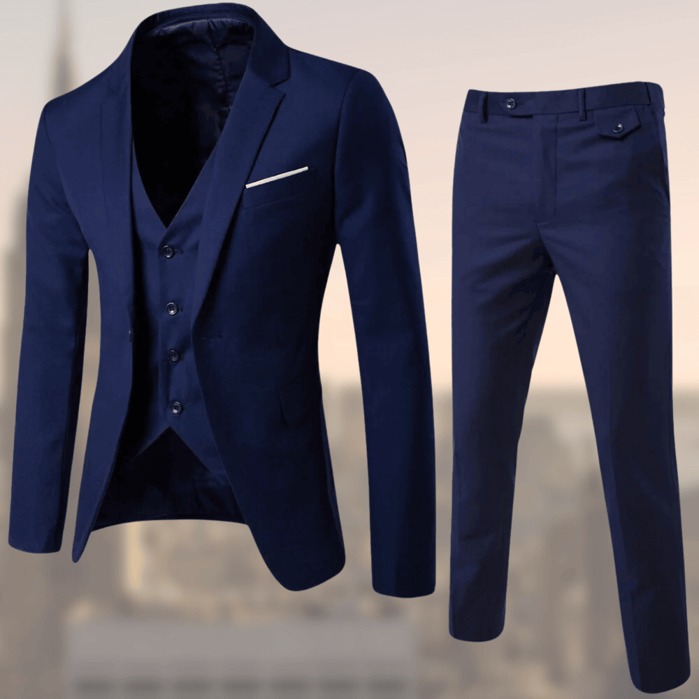 Men's 2-Piece Suit Notch Collar Vest