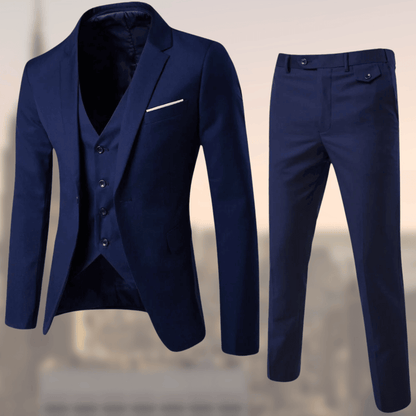 Men's 2-Piece Suit Notch Collar Vest