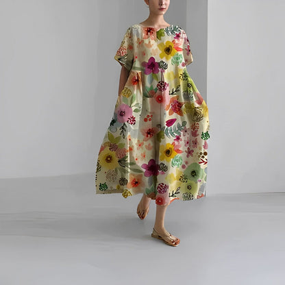 Floral Flowing Spring Dress