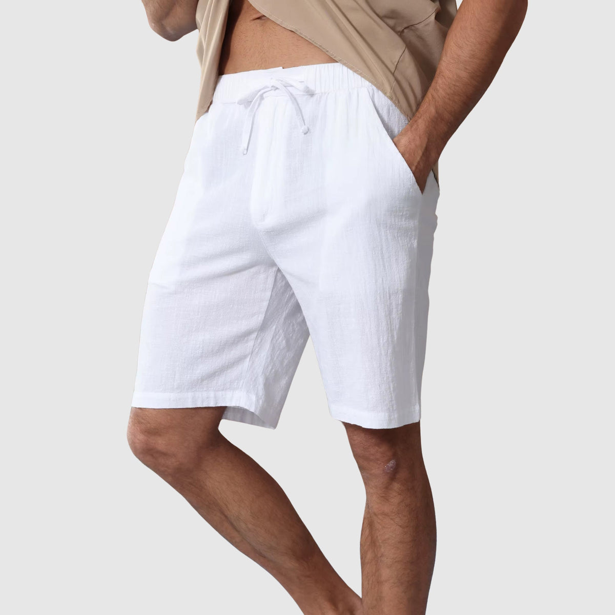 Lorenzo Vitali Cabana Linen Shorts