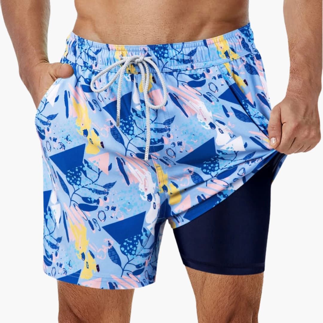 Men's Board Shorts Mesh Lining Pockets
