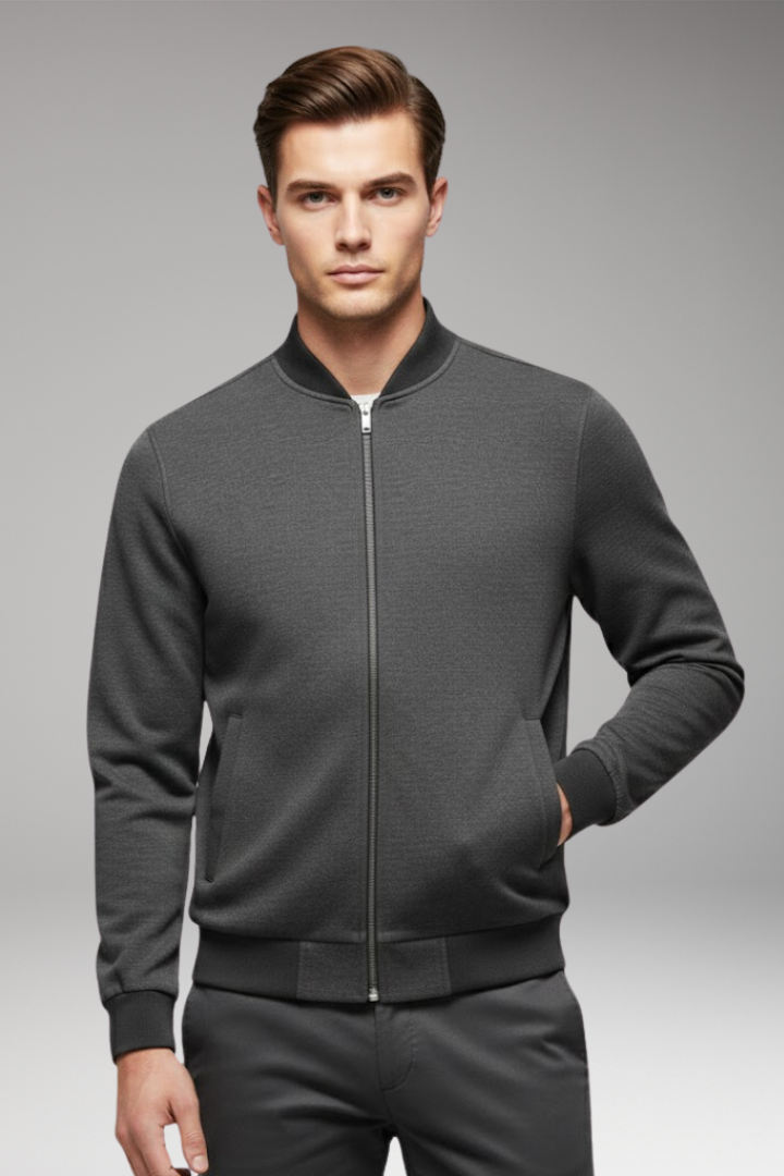 Men's Flight Jacket High Collar