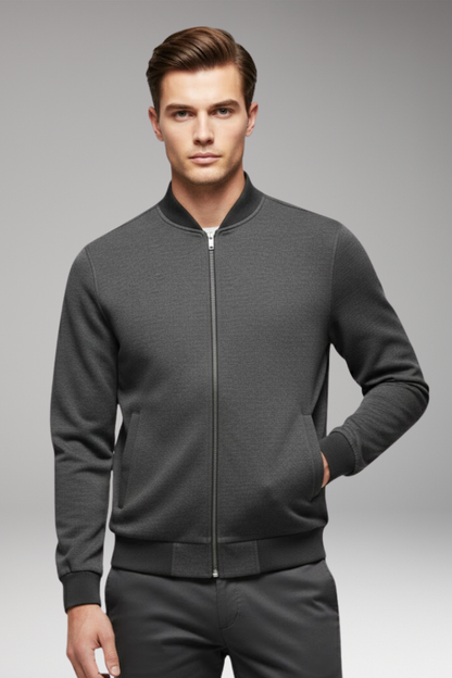 Men's Flight Jacket High Collar
