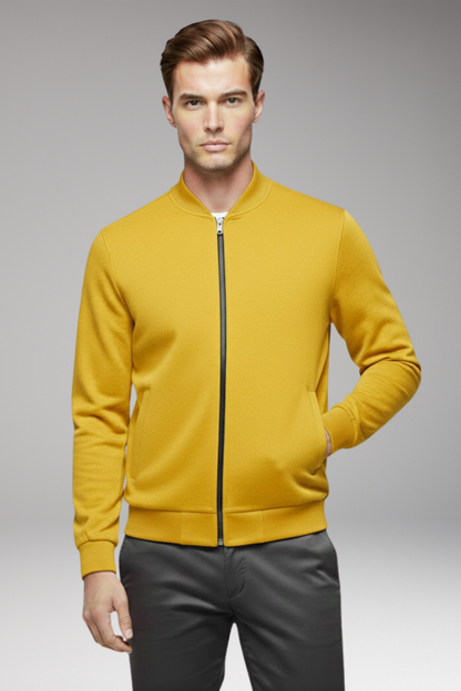 Men's Flight Jacket High Collar
