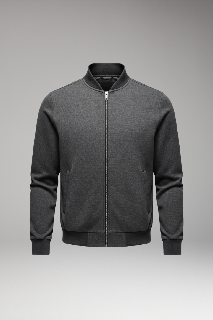 Men's Bomber Jacket High Collar