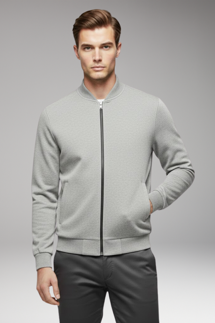 Men's Flight Jacket High Collar