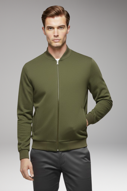 Men's Flight Jacket High Collar