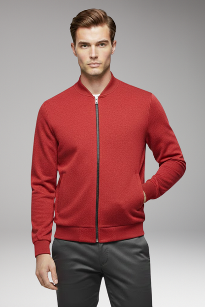 Men's Flight Jacket High Collar