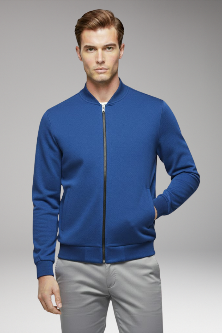 Men's Flight Jacket High Collar