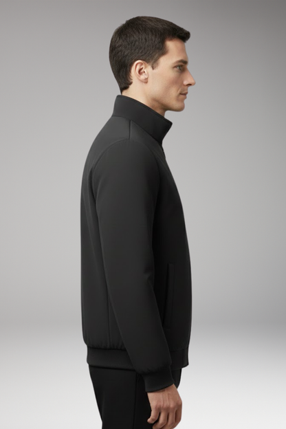 Men's Relaxed Fit Flight Jacket With Hidden Pocket