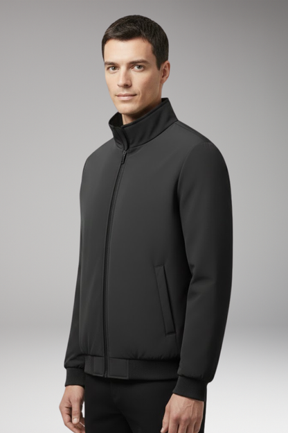 Men's Relaxed Fit Flight Jacket With Hidden Pocket