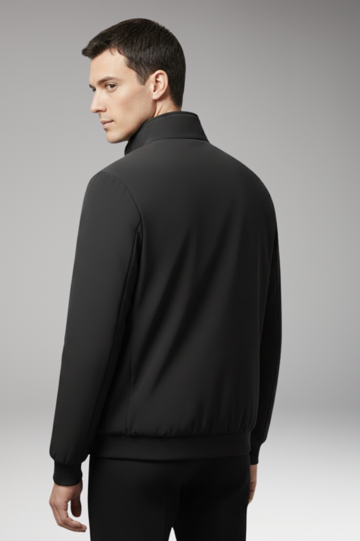 Men's Relaxed Fit Flight Jacket With Hidden Pocket
