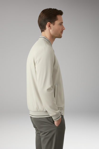 Men's Flight Jacket Sporty Elastic Cuffs