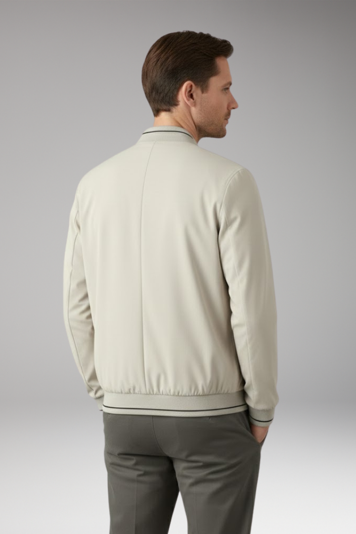 Men's Flight Jacket Sporty Elastic Cuffs